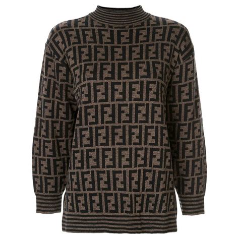 fendi zucca logo sweater